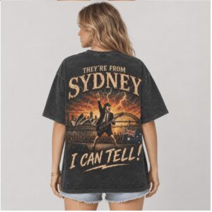 ACDC Band Angus Young From Sydney I Can Tell! Vintage Shirt