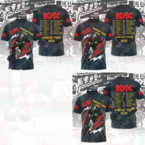 ACDC Pwr Up Summer Tour Rock Band Shirts