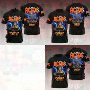 ACDC Pwr Up Tour Stadium Concert Shirts