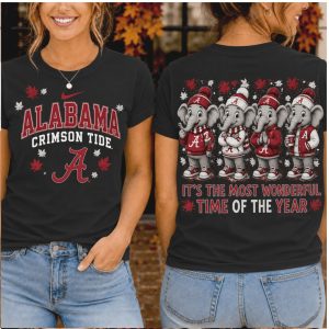 Alabama Crimson Tide Big Al Mascot Fall Football Shirt