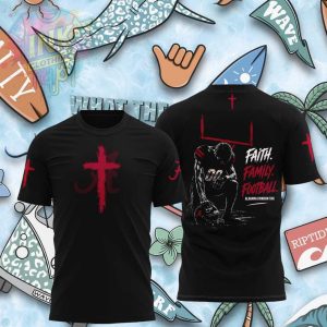 Alabama Crimson Tide Faith Family Football Cross Shirt Alabama Crimson Tide Faith Family Football Cross Shirt