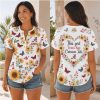 Kentucky Wildcats This Girl Loves Floral Butterfly Henley Shirt Kentucky Wildcats This Girl Loves Floral Butterfly Henley Shirt
