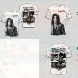 Alice Cooper Ol Black Eyes Is Back Concert Shirt