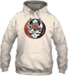 Anaheim Ducks Grateful Dead Bear Hockey Shirt