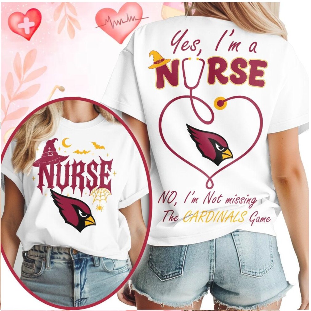 Arizona Cardinals Nurse Stethoscope Not Missing Game Halloween Shirt Arizona Cardinals Nurse Stethoscope Not Missing Game Halloween Shirt