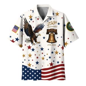 Army 250th Anniversary Eagle Liberty Bell Shirt