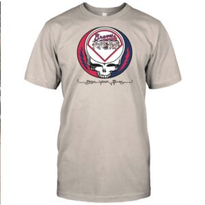 Atlanta Baseball Retro Skull Steal Your Base Vintage Shirt