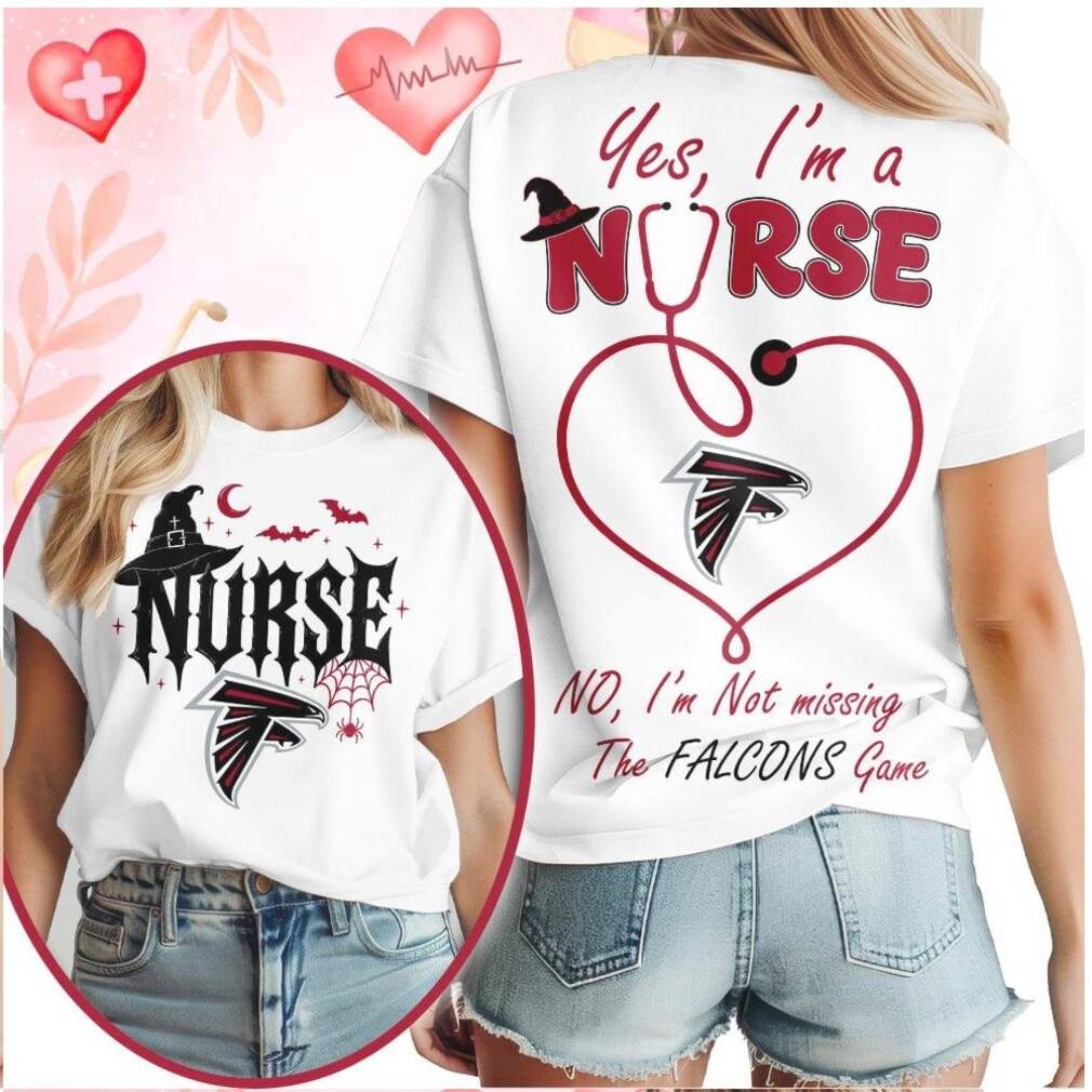 Atlanta Falcons Nurse Stethoscope Not Missing Game Halloween Shirt Atlanta Falcons Nurse Stethoscope Not Missing Game Halloween Shirt
