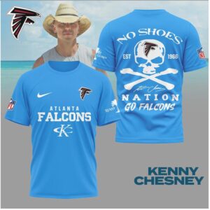 Atlanta Falcons Skull Crossbones No Shoes Nation Shirt