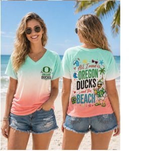 Auburn Tigers Mascot Summer Beach Vacation Ombre Shirt