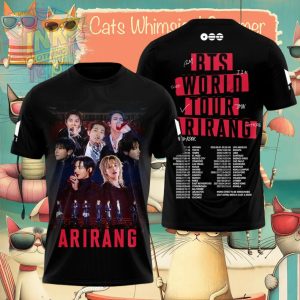 BTS World Tour Arirang Concert Tour Dates Shirt