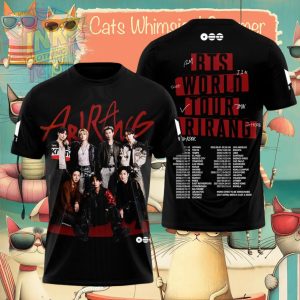 BTS World Tour Arirang Dates Music Shirt