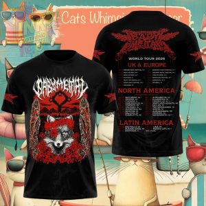 Babymetal World Tour Fox Red Flowers Rock Shirt