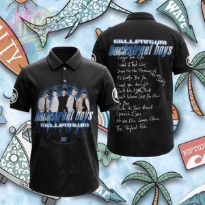 Backstreet Boys Millennium Album Classic 90s Boy Band Polo Shirt Backstreet Boys Millennium Album Classic 90s Boy Band Polo Shirt