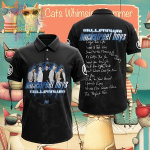 Backstreet Boys Millennium Album Classic 90s Boy Band Polo Shirt