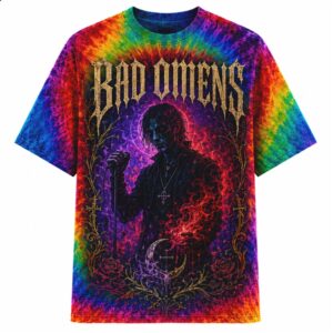 Bad Omens The Death Of Peace Of Mind Tie Dye Graphic Shirt