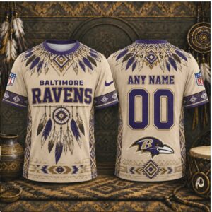 Baltimore Ravens Dreamcatcher Native American Style Custom Shirt