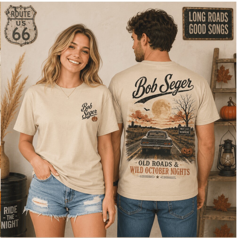 Bob Seger Old Roads Wild October Nights Vintage Car Halloween Shirt Bob Seger Old Roads Wild October Nights Vintage Car Halloween Shirt
