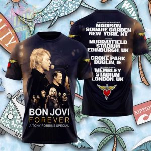 Bon Jovi Forever Tony Robbins Special Concert Shirt Bon Jovi Forever Tony Robbins Special Concert Shirt