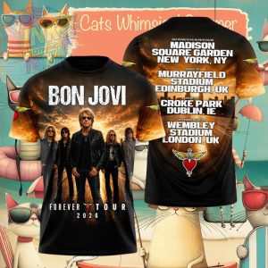 Bon Jovi Forever Tour 2026 Concert Stadium Shirt