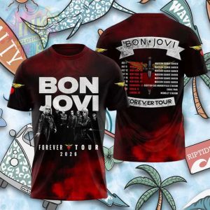 Bon Jovi Forever Tour 2026 Concert Tour Dates Shirt Bon Jovi Forever Tour 2026 Concert Tour Dates Shirt