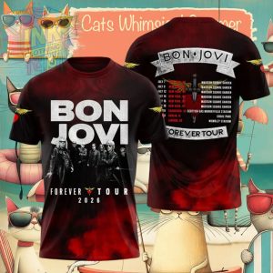 Bon Jovi Forever Tour 2026 Concert Tour Dates Shirt