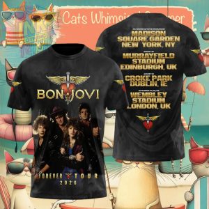 Bon Jovi Forever Tour Stadium Dates Rock Shirt