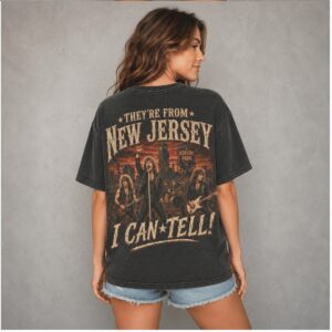 Bon Jovi From New Jersey I Can Tell Classic Rock Band Shirt