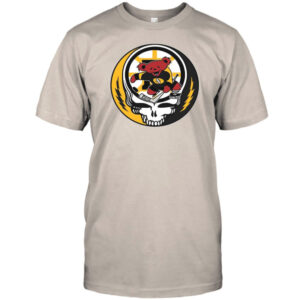 Boston Bruins Grateful Dead Bear Hockey Shirt