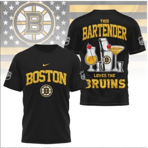 Boston Bruins This Bartender Loves The Bruins Shirt