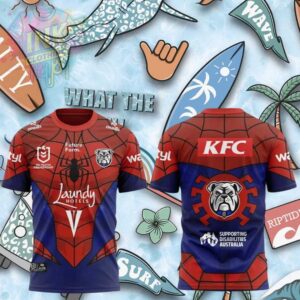 Canterbury Bulldogs Spider Man Marvel Brand New Day Rugby Shirt.jfif