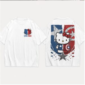 Captain America Civil War Hello Kitty Hero Shield Shirt
