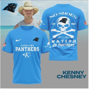 Carolina Panthers Skull Crossbones No Shoes Nation Shirt