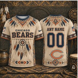 Chicago Bears Dreamcatcher Native American Style Custom Shirt