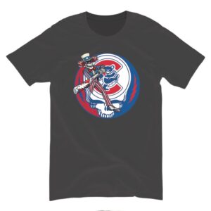 Chicago Cubs Uncle Sam Skeleton Baseball Shirt