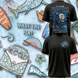Chris Stapleton Detroit Lion All American Road Show Black Shirt.jfif
