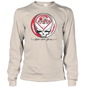 Cincinnati Baseball Steal Your Base Lightning Skull Fan Shirt