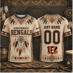Cincinnati Bengals Dreamcatcher Native American Style Custom Shirt