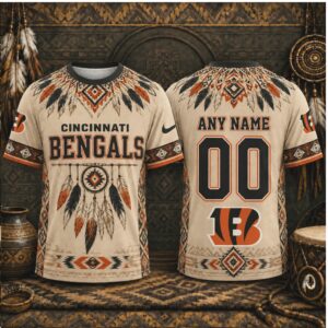 Cincinnati Bengals Dreamcatcher Native American Style Custom Shirt