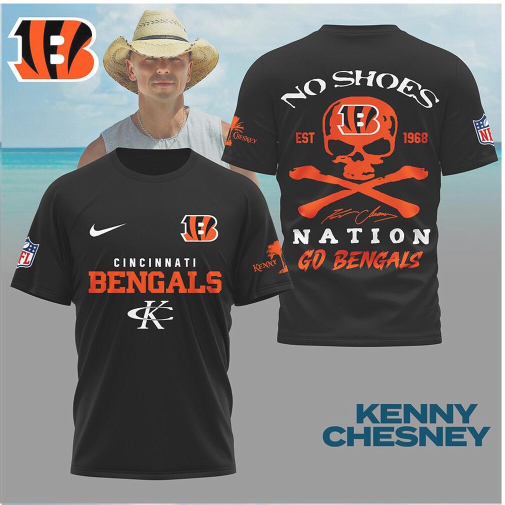 Cincinnati Bengals Skull Crossbones Football Shirt Cincinnati Bengals Skull Crossbones Football Shirt