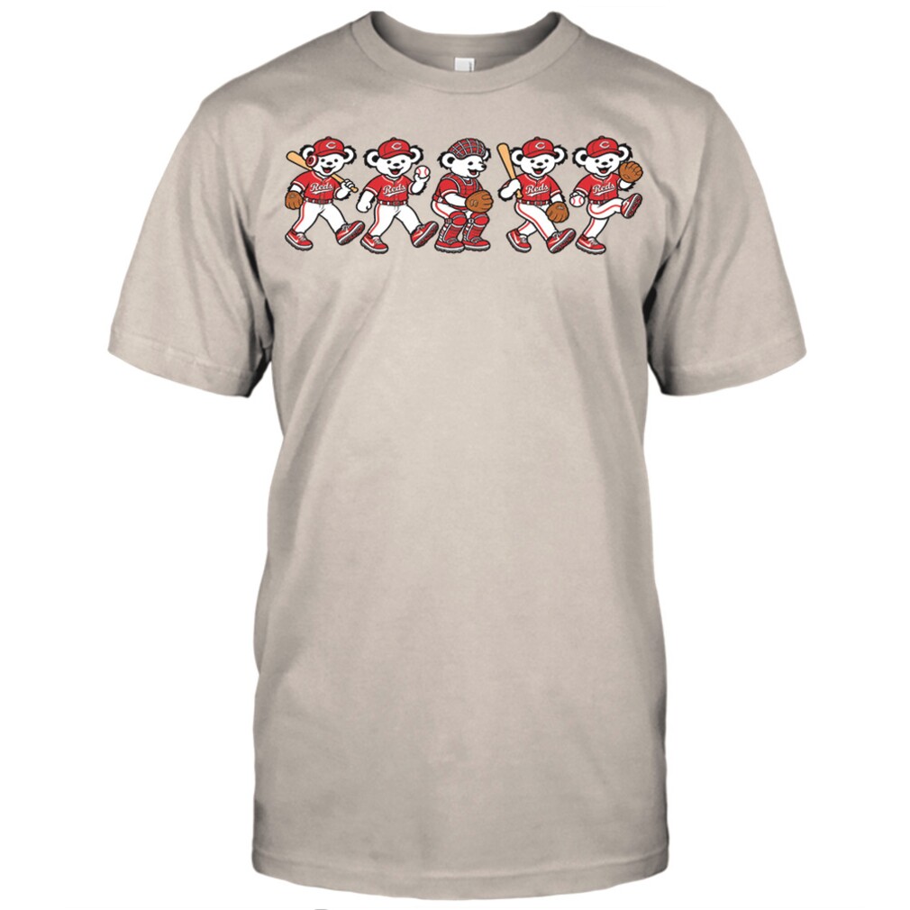 Cincinnati Reds Dancing Bears Baseball Mascot Shirt Cincinnati Reds Dancing Bears Baseball Mascot Shirt