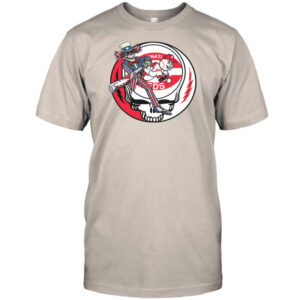 Cincinnati Reds Uncle Sam Skeleton Baseball Shirt