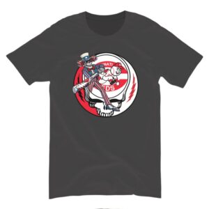 Cincinnati Reds Uncle Sam Skeleton Baseball Shirt