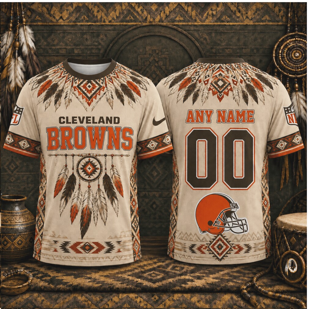 Cleveland Browns Dreamcatcher Native American Style Custom Shirt Cleveland Browns Dreamcatcher Native American Style Custom Shirt