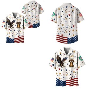 Coast Guard 250th Anniversary Eagle Liberty Bell Shirt