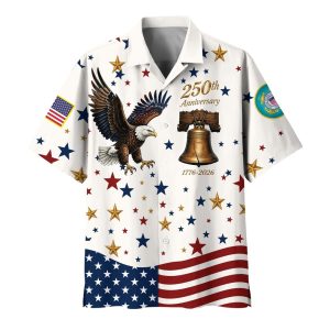 Coast Guard 250th Anniversary Eagle Liberty Bell Shirt