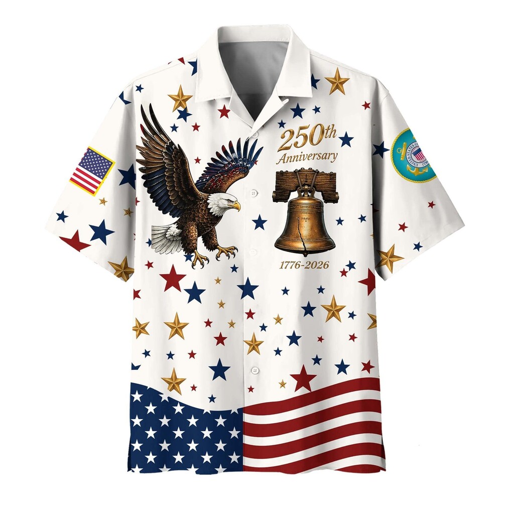 Coast Guard 250th Anniversary Eagle Liberty Bell Shirt Coast Guard 250th Anniversary Eagle Liberty Bell Shirt