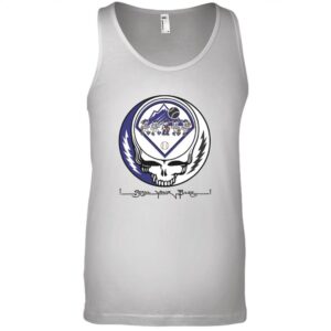 Colorado Baseball Mountain Skeleton Steal Your Base Retro Shirt