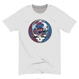 Colorado Hockey Grateful Dead Skull Stealie Dancing Bear Shirt