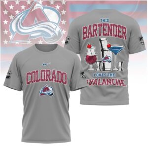 Colorado Hockey This Bartender Loves The Avalanche Shirt